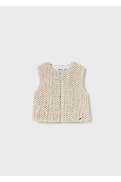 MAYORAL Baby Girl Plush Vest