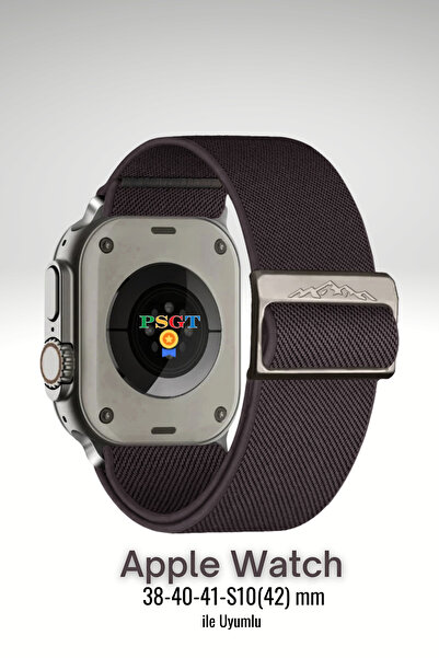 PSGT Apple Watch Band Uyumlu 38-40-41mm ve S10 S11 42mm Climber Kordon Sport ...