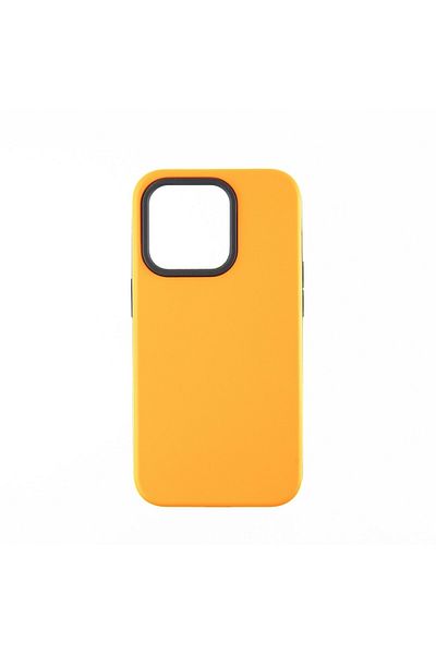 OEM Capac Protectie Spate Colectia Colourful Compatibil Cu iPhone 14 Pro - Portocaliu
