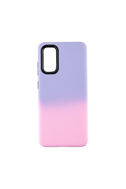 OEM Capac Protectie Spate Colectia Gradient Compatibil Cu Samsung Galaxy S20 - Roz Deschis