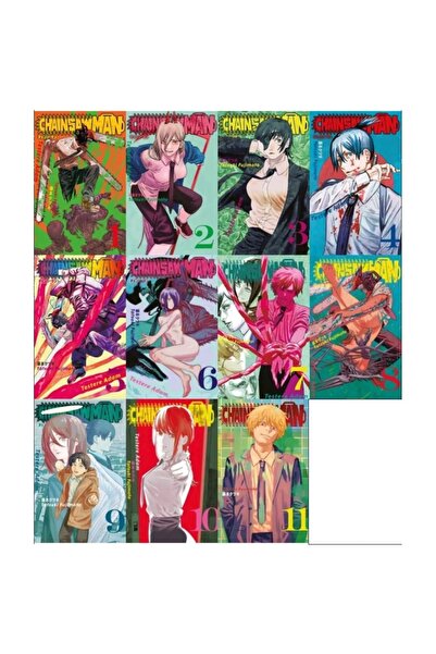 Gerekli Şeyler Yayıncılık Chainsaw Man 1-2-3-4-5-6-7-8-9-10-11 Manga Seti / K...