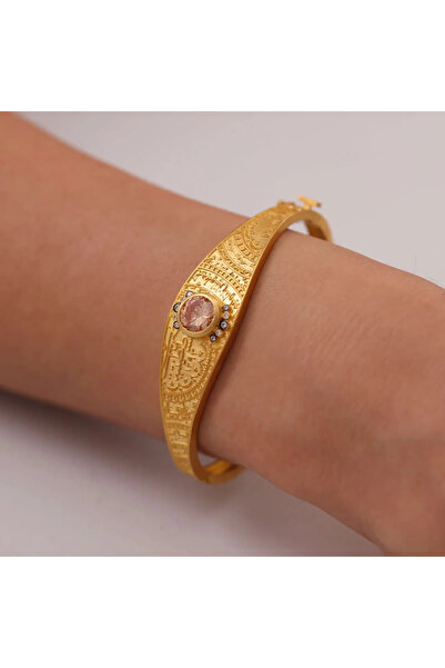 NİSERAJEWELLERY Nisera Elysium Altın Kelepçe Bilezik
