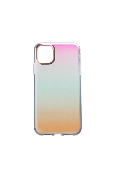 OEM Capac Protectie Spate Colectia Fashion Compatibil Cu iPhone 11 - Rainbow