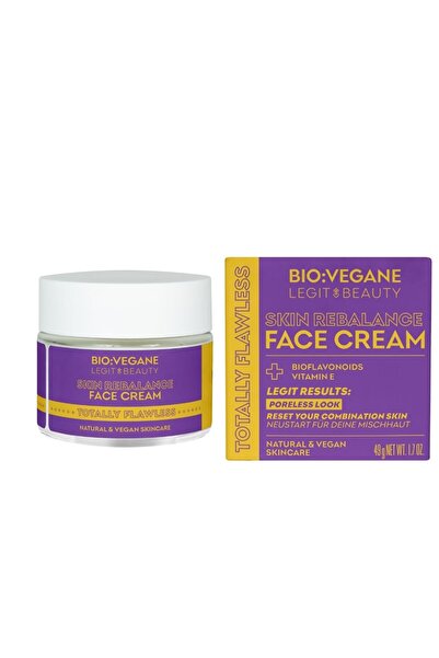 Bio:Vegane Legit Beauty Κρέμα προσώπου για αναπλήρωση, εντελώς άψογη, Bio:Veg...