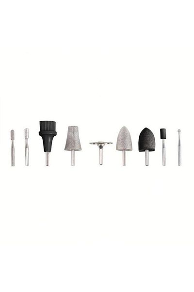 DomoClip Aparat de manichiură-pedichiură DOM311A, 2 viteze, 9 accesorii, negru/violet