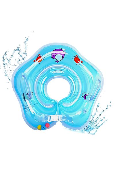 Teno Teno® Baby Neck Cuff, strap, easy to inflate, handles, 0-24 months, blue