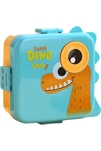 Twisoo Kids Lunch Box with Spoon – Leakproof Double Decker Bento Box, Durable Plastic, Sealed for
