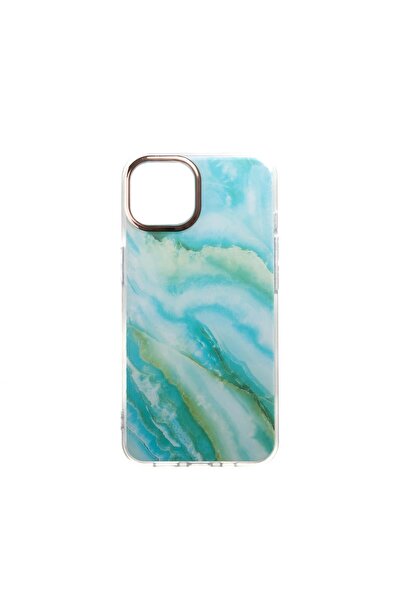 OEM Capac Protectie Spate Colectia Fashion Compatibil Cu iPhone 13 - Blue Waves