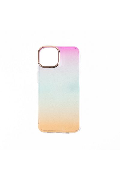 OEM Fashion Collection Back Cover Compatible with iPhone 14 - Rainbow
