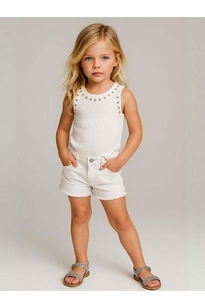 Zekids Girl's Stoned Crop