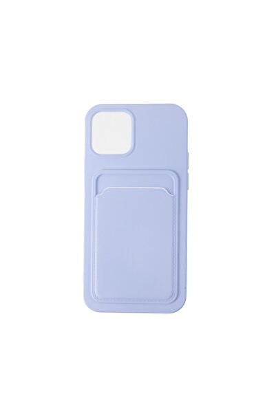 OEM Capac Protectie Spate Colectia Soft Card Slot Compatibil Cu iPhone 13 - Mov Deschis