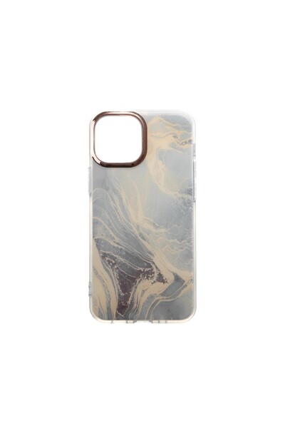 OEM Capac Protectie Spate Colectia Fashion Compatibil Cu iPhone 13 Mini - Marble