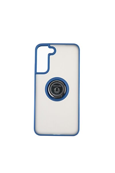 OEM Capac Protectie Spate Colectia Soft Shape With Ring Compatibil Cu Samsung Galaxy S22 Plus - Albastru