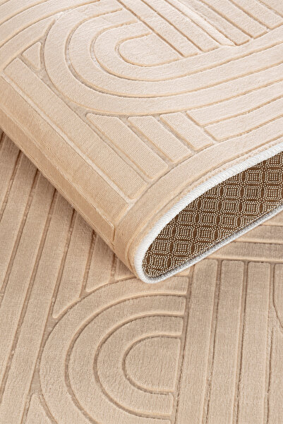 tropikal home Modern Desenli Bambu Dört Mevsim Kaymaz Yıkanabilir Kesme Korid...