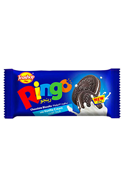 TeaShop بسكويت رينجو بالشوكولاتة مع كريمة الفانيليا، 38 غرام