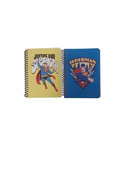 KESKİN COLOR Keskin Color Superman Bloknot Not Defteri Spiralli A6 80 Yaprak ...