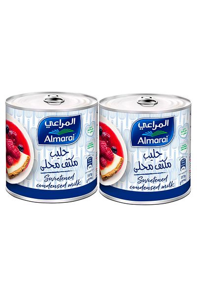 almarai Sweetened Condensed Milk, 397 g × 2