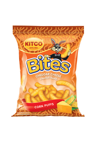 Kitco نفثات الذرة بنكهة جبن الشيدر، 16 غرام