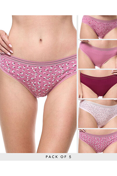 R&B مجموعة من 5 قطع بيكيني مطبوعة