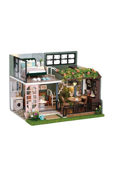 OEM Interactive game, educational, model, assembly house, miniature, Rose House, DIY
