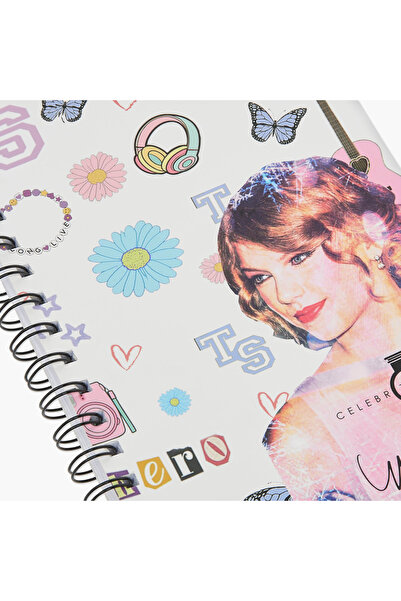 Lifestyle Taylor Swift Print A4 Spiral Notebook