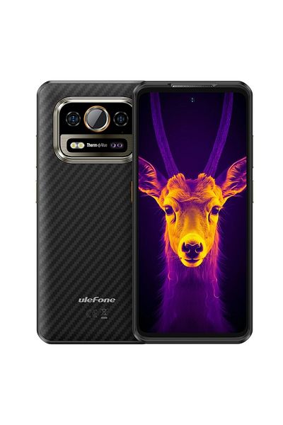 ULEFONE Telefon mobil Armor 25T Pro, cameră termică 5G, ThermoVue, IPS 6.78, 120Hz, 12GB RAM, 256GB NFC, 10600mAh, Android