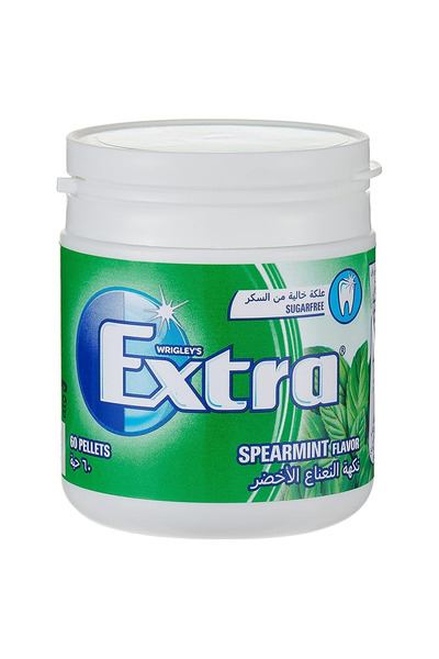 Wrigleys علكة ريجلي إكسترا بنكهة النعناع خالية من السكر، 60 قطعة