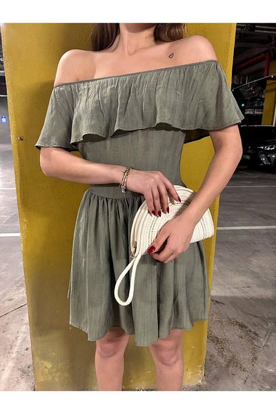 Mistix Boat Neck Mini Summer Dress