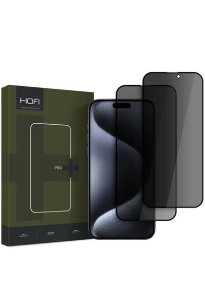 HOFI Protector de ecran Privacy Glass PRO+ pentru Apple iPhone 16 Pro, sticlă...