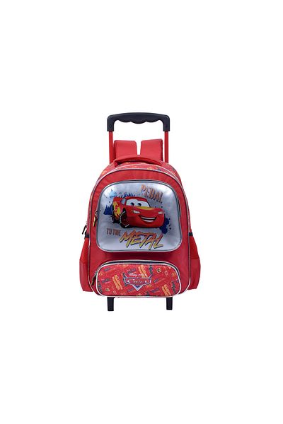 CAR CARS TROLLEY 16" W/ PENCIL CASE W/Pencil Case Red Color