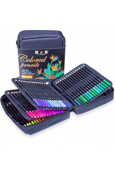 H&B Set De Creioane Colorate, H&b, Pigmenti De Inalta Calitate, Husa Convenabila, Manopera De Inalta Cal