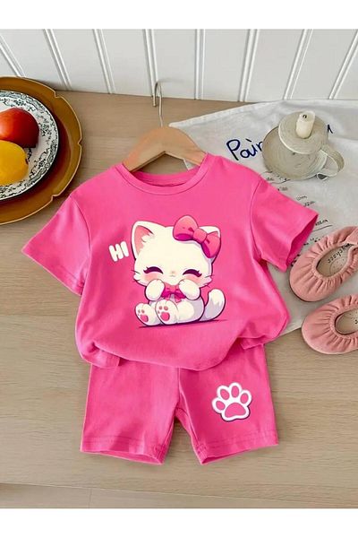 ninita kids Girl's Summer Top and Bottom Set