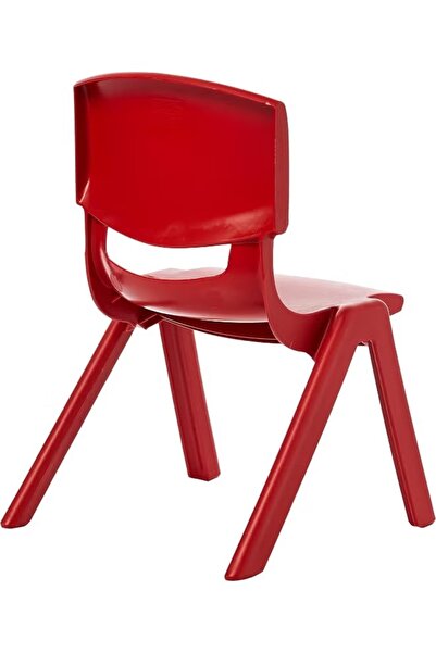 rexa Plastic Junior Deluxe Chair – Red (38 × 32 × 53 cm)