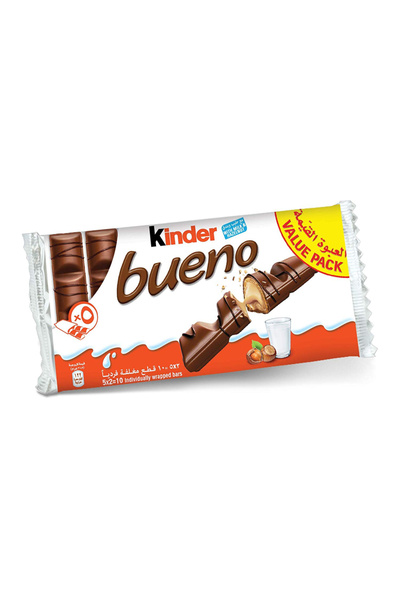 Kinder Bueno Wrapped Wafer Bars, 43gm x 5