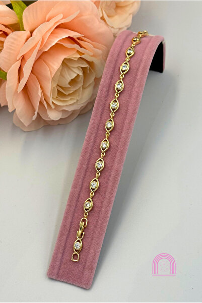 Moond Accessories سوار Xuping من حجر الزركون موديل قطرة ذهبية