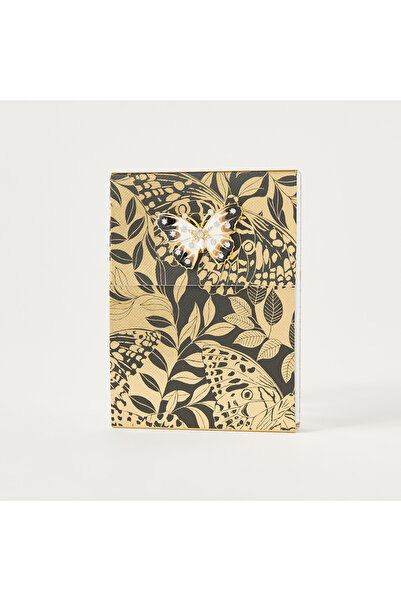 Lifestyle دفتر ملاحظات بتصميم فراشة من 75 صفحة