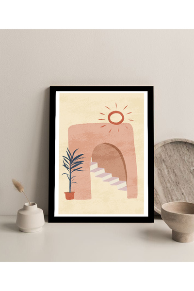 Harikabirev Frameless Frame Look Mdf Table (Bohemian) 19 | Ctkmdf