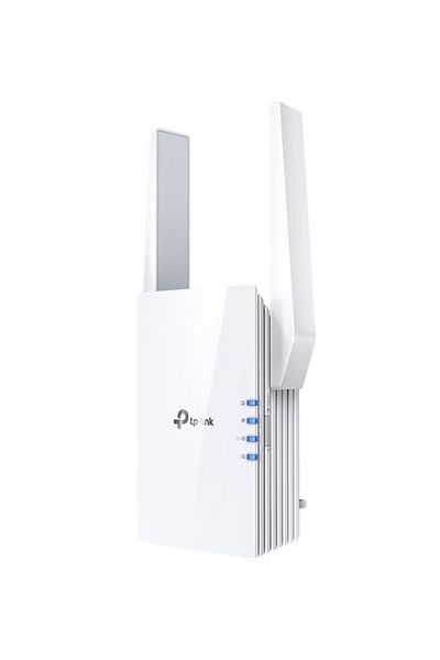 TP-LINK RE505X AX1500 Wi‑Fi 6 Range Extender – Dual Band, Gigabit Port (White)