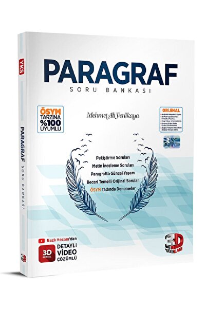 3D Yayınları Tyt Paragraf Soru Bankası