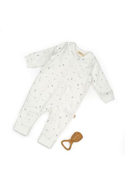 BabyCosy Organic Wear Baby Long Sleeve Jumpsuit 100% Organic Cotton - Newborn - Csy8032