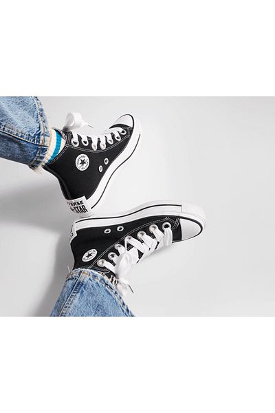 converse Ctas Lift Hi Women's Casual Shoes A10424C Black