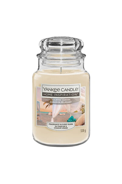 Yankee Candle Large Jar Scented Candle, Calming Cabana, 538gr.