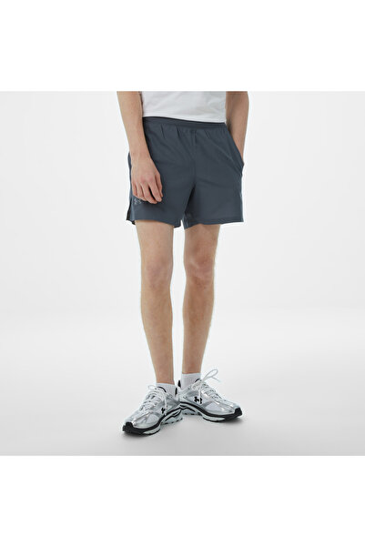 Under Armour Launch 5 Erkek Gri Koşu Şortu