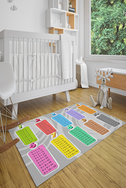 Yürük Home Welsoft Kumaş Dijital Baskılı YRKÇ3 Modeli Lastikli Çocuk Oyun Hal...