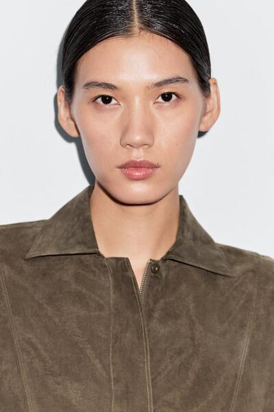 Massimo Dutti Blouse with zip on the chest