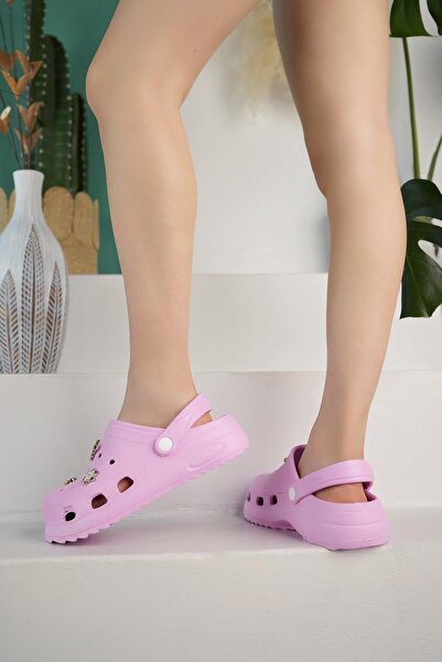 Raynok Stoned Stylish Design Unisex Slippers Pink