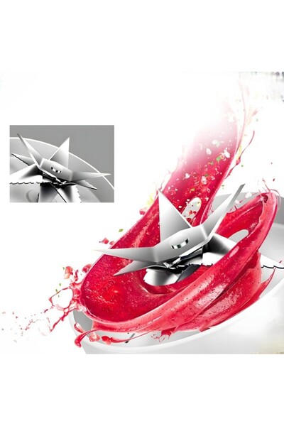 zola 2 in 1 portable blender, 150W, 1L capacity, 10 blades, digital display, USB charging, 25 x 10 cm, white