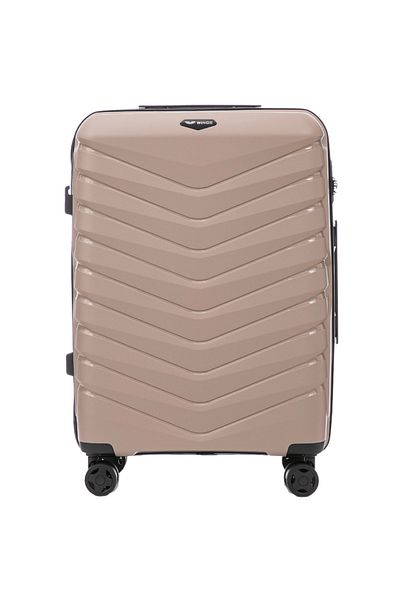 WINGS BRAND WINGS PHOENIX 2.0 Medium Suitcase Champagne - Durable 63L Luggage