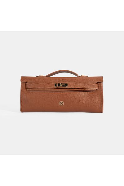 Desa Women's Tan Portfolio Bag