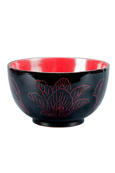 OEM Gemma wooden bowl 11X7 cm, black